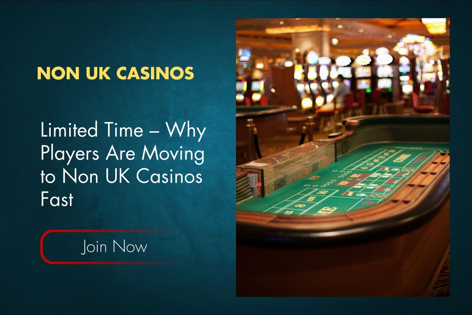 Limited Time – Why Players Are Moving to Non UK Casinos Fast